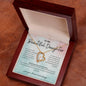 To My Beautiful Daughter Forever Love Necklace
