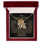 To My Daughter Lion Forever Love Necklace