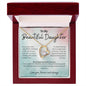 To My Beautiful Daughter Forever Love Necklace