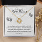 Amazing New Mama Love Knot Necklace