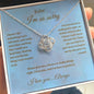 I'm Sorry Love Knot Necklace