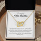 Amazing New Mom Interlocking Hearts Necklace