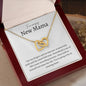 Amazing New Mom Interlocking Hearts Necklace