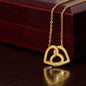 Amazing New Mom Interlocking Hearts Necklace