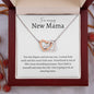 Amazing New Mom Interlocking Hearts Necklace