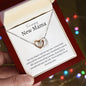 Amazing New Mom Interlocking Hearts Necklace