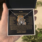 To My Daughter Lion Forever Love Necklace