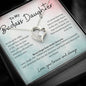 To My Badass Daughter Forever Love Necklace