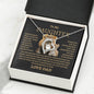 To My Daughter Lion Forever Love Necklace