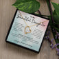 To My Beautiful Daughter Forever Love Necklace