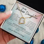 To My Badass Daughter Forever Love Necklace