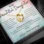 To My Beautiful Daughter Forever Love Necklace