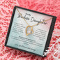 To My Badass Daughter Forever Love Necklace