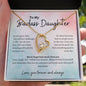 To My Badass Daughter Forever Love Necklace