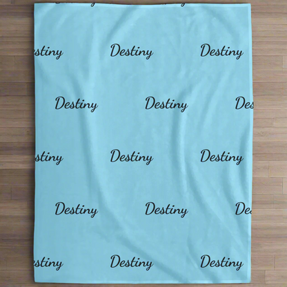 Personalized- Fleece Name Blanket (2nd option)